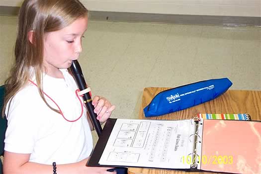 Recorder Karate in use