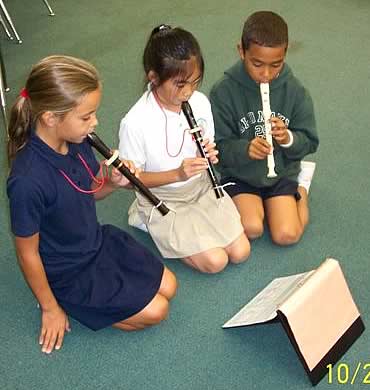 Recorder Karate in use