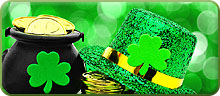 St. Patrick's Day button