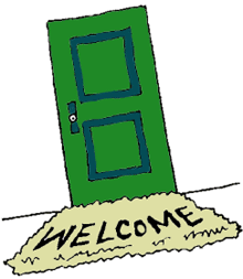 Welcome Door Image