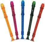 Tudor Two-Piece Candy Apple™ Soprano Recorders - Set Of All 5 (1 of each color)