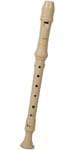 Aulos Three-Piece Soprano Recorder