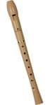 MIE - Ivory Two-Piece Renaissance Soprano Recorder UPC: 4294967295