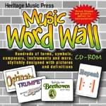 Music Word Wall - CD-ROM