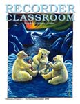 Recorder Classroom, Vol. 1, No. 2 cover