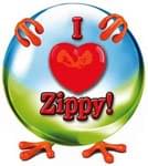 I Love Zippy - Button (1-5)