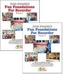 Artie Almeida's Fun Foundations For Recorder, Both Vols. 1 & 2 - Kits with CD