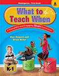 What To Teach When - K-1 - Book/Online Access cover