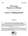 Ev'ryone Deserves A Home / Lend A Helping Hand - Convenience Combo Kit (kit w/CD & download) cover