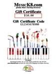 Plank Road Publishing/Music K-8 Gift Certificate - $100.00