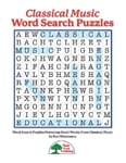 Classical Music Word Search Puzzles - Book