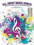 All About Music Songs! - Book/Enhanced CD cover