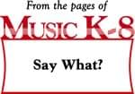 Say What? cover