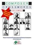 Composer Crosswords (Vol. 2) -  Downloadable Book and Interactive PDFs cover