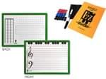 E-Z Notes - Piano/String Instruments - Magnetic Board (Green)