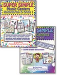Super Simple Music Centers - Grades 2 & 3 Color Copies & Teacher's Guide/Enhanced CD w/Digital Access ISBN: 9781989166208