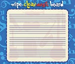 Wipe-Clean Music Board