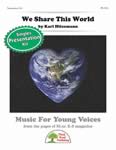 We Share This World - Presentation Kit cover