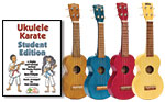 Ukulele Karate Stud. Book w/ Brown Mahalo (Kahiko Series) Ukulele