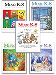 Music K-8 Vol. 31 Full Year (2020-21) - Downloadable Back Volume - PDF Mags w/Audio Files & PDF Parts