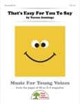 That's Easy For You To Say - Downloadable Kit cover