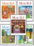 Music K-8 Vol. 32 Full Year (2021-22) - Downloadable Back Volume - PDF Mags w/Audio Files & PDF Parts