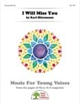 I Will Miss You - Downloadable Kit cover