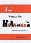 13 Songs For Halloween - Orff Collection Book